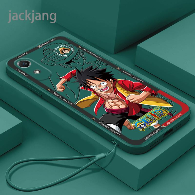 Casing OPPO A57 2022 เคสโทรศัพท์ softcase Silicone ดีไซน์ใหม่สีรุ้งที่น่ารัก เคส One Piece
