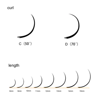 NAGARAKU Ellipse Eyelashes Flat Mink Lashes Ellips แยกเคล็ดลับเคล็ดลับเคล็ดลับคู่คุณภาพสูง Super Soft Flat Mink Eyelashes Faux Cils