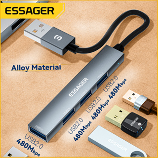 Essager ฮับอะแดปเตอร์เชื่อมต่อ 3 4 5 in 1 usb Type c 4K 30HZ HDMI สําหรับแล็ปท็อป