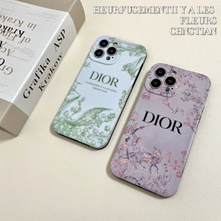 เคสโทรศัพท์มือถือนิ่ม ลายการ์ตูนโลโก้ D1or สีม่วง สีเขียว สําหรับ iPhone14 14pro 14promax iPhone13 13pro 13promax iPhone12 12pro 12promax iPhone11 11promax x xs xr xsmax