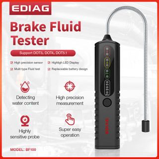 Ediag เครื่องทดสอบน้ํามันเบรกอัตโนมัติ BF100 2in1 TPMS OBD2 สําหรับ DOT3 DOT4 DOT5.1