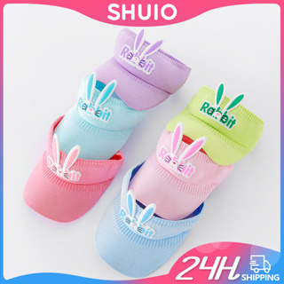 Shuio หมวกแก็ป ผ้าฝ้าย ผ้าฟาบริค ลายเทนนิส แฟชั่นฤดูร้อน สําหรับเด็ก