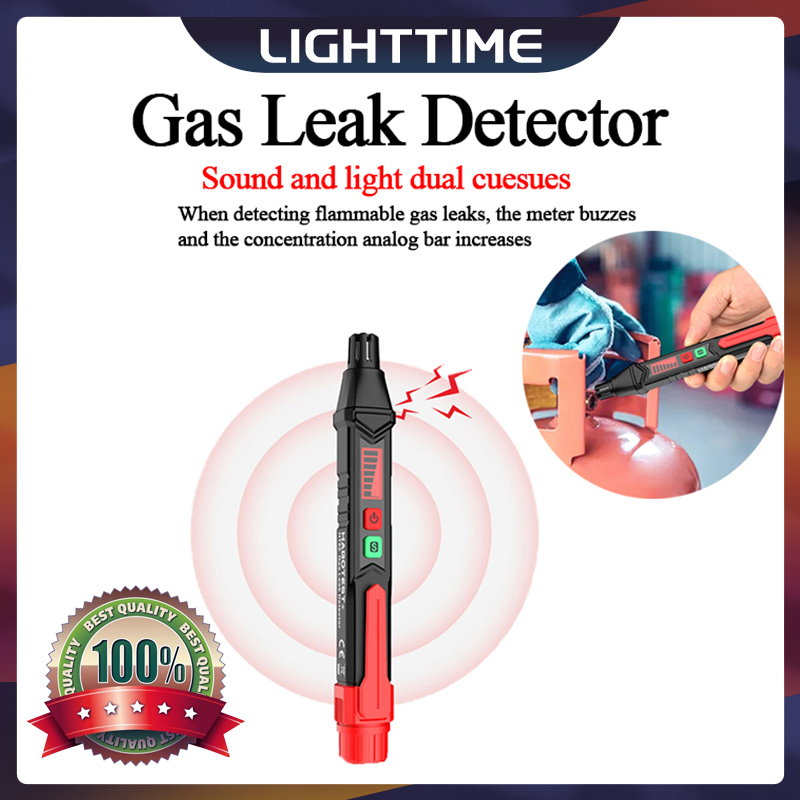 เครื่องตรวจจับการรั่วไหลของก๊าซธรรมชาติ HT59 HT60 HT61 CH4 CO พร้อมฟังก์ชั่นเตือนภัย