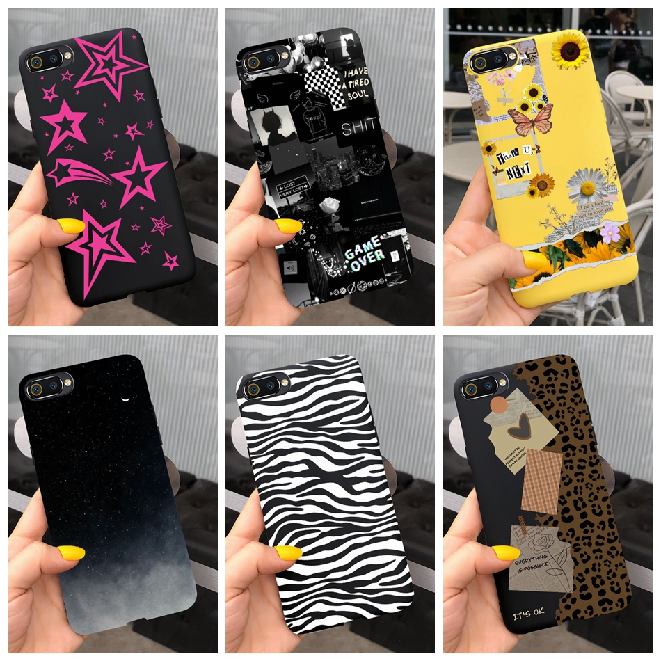 เคสโทรศัพท์ซิลิโคน TPU แบบนิ่ม สีแคนดี้ สําหรับ Realme C2 C2s C 2 (2020) RMX1941 RMX1945 RMX1943 Rea