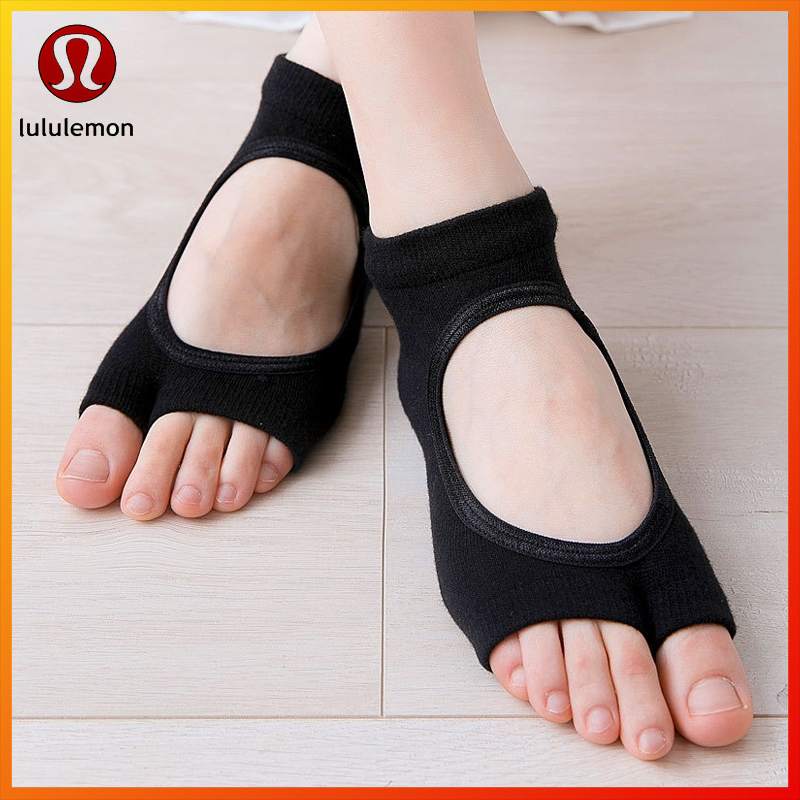 Lululemon New Yoga Socks Non-Slip Summer Thin Half Finger Pilates Fitness Sports Socks TH