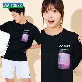 เสื้อยืดแขนสั้น YONEX YONEX YY Badminton Jersey สไตล์เกาหลีใต้ สําหรับผู้ชาย และผู้หญิง 2023