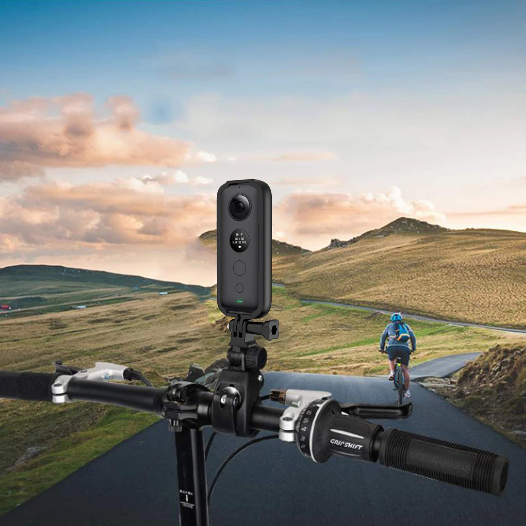 โครงที่อยู่อาศัยกรงกระเป๋าสําหรับ Insta360 X4 Air/X5/X4/X3/X2 กล้องขยายอุปกรณ์เสริมเกราะป้องกันกรงพร้อมอะแดปเตอร์สากลกันกระแทกเคสกระจายความร้อน thumbnail 5