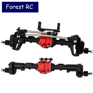 Forestrc SCX10 II 90046 90047 RGT 86100 ชุดเพลาหน้า และหลัง อะลูมิเนียมอัลลอย DIY สําหรับอัพเกรดรถไต่หินบังคับ 1/10