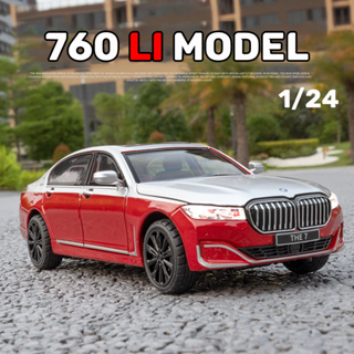 โมเดลรถยนต์ BMW 760LI สเกล 1:24 ของเล่น ของสะสม ของขวัญวันเกิด สําหรับเด็กผู้ชาย