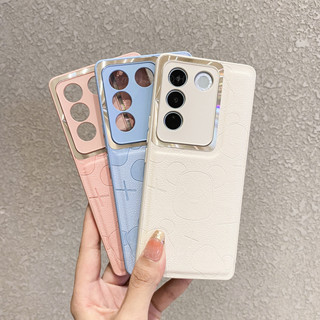 เคสโทรศัพท์มือถือหนังแข็ง ลายหมี สําหรับ Vivo v29 V27 V27e V25 Pro 5G