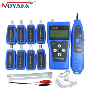 Noyafa NF-388 RJ45 RJ11 เครื่องทดสอบสายเคเบิลเครือข่าย LCD 5E 6E 8 แจ็ค