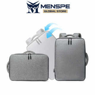 MENSPE  กระเป๋าเป้สะพายหลัง ผ้าออกซ์ฟอร์ด ชาร์จ USB 15.6 นิ้ว อเนกประสงค์ สําหรับใส่แล็ปท็อป โน้ตบุ๊ก เดินทาง