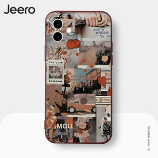 Jeero เคสไอโฟน เคสซิลิโคนนุ่มกันกระแทกน่ารักตลก เคสโทรศัพท์ Compatible for iPhone 15 14 13 12 11 Pro Max SE 2020 X XR XS 8 7 6 6S Plus พลัส HFE2221