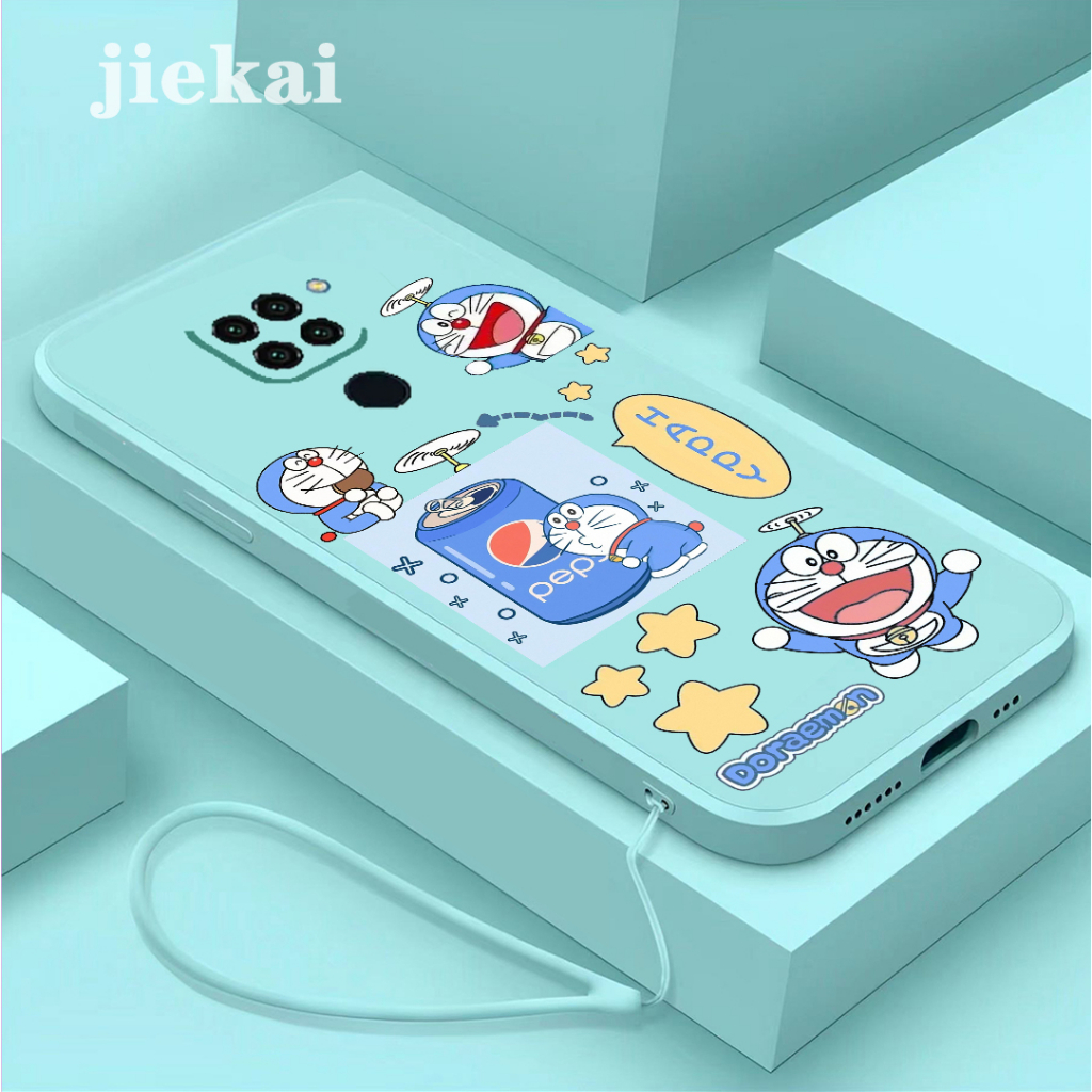 เคส Redmi note 9 9s 9 pro เคสโทรศัพท์ ซิลิโคน กันกระแทก การ์ตูนน่ารัก โคล่า ทิงเกอร์เบลล์ แมว โดราเอมอน