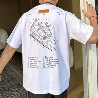 ใหม่ เสื้อยืดลําลอง ผ้าฝ้าย แขนสั้น พิมพ์ลายโลโก้ L1V คุณภาพสูง แฟชั่นสําหรับผู้ชาย และผู้หญิง ไซซ์ XS-3XL