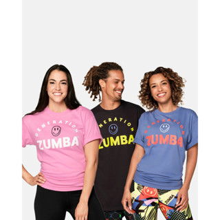 มาใหม่ เสื้อยืด ลาย Zumba Z3A00 0138