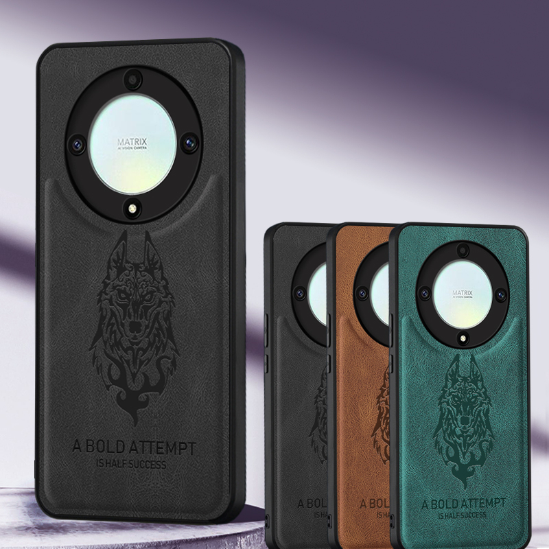 สําหรับ Honor X9A เคส Matte Casing Full Protection Leather Case Honor X9A Soft Case