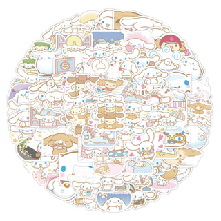 สติกเกอร์ ลายการ์ตูน Sanrio Cinnamoroll สําหรับตกแต่งตู้เย็น แล็ปท็อป เครื่องเขียน สมุดภาพ 60 ชิ้น