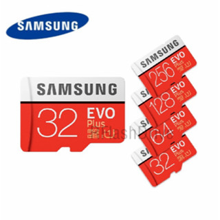 แฟลชการ์ด Micro SD Samsung EVO Plus 16GB 32GB 64GB 128GB 256GB Class 10 TF