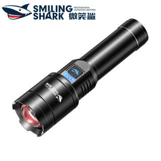 Smilingshark SD5220 ไฟฉาย M80 6000lm ซูมได้ 4 โหมด พร้อม Type-C กันน้ํา ชาร์จซ้ําได้ สําหรับตั้งแคมป์ เดินป่า ครัวเรือน