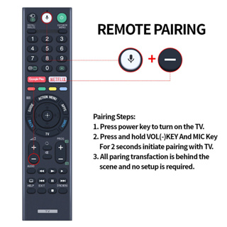 ใหม่ รีโมตคอนโทรล RMF-TX310P สําหรับสมาร์ททีวี Sony 4K KD65X9000F RMFTX310U KD-75X8000G KD-65X8000G KD-55X8000G KD-49X8000G KD-43X8000G KD-65X8077G KD-55X8077G KD-65X7500F