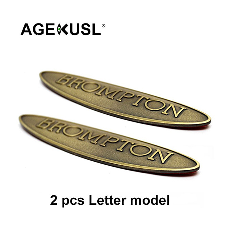 Agekusl สติกเกอร์โลหะ ลายนูน สีบรอนซ์ สําหรับติดตกแต่งกรอบรถจักรยาน Brompton ราคา ถูกที่สุด ดีลบีเคเค แกลเลอรีภาพที่ 7