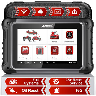 Ancel MT700 เครื่องสแกนเนอร์วินิจฉัยรถจักรยานยนต์ Obd2 Odb2