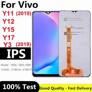 [พร้อมส่ง] ชุดประกอบหน้าจอสัมผัสดิจิทัล LCD 100% สําหรับ Vivo LCD Y3 Y11 Y12 Y15 Y17 2019 Vivo Y11 2019