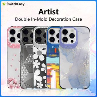 Switcheasy Artist เคสตกแต่ง แบบคู่ ป้องกันรอยขีดข่วน และด้านหลัง เกรดทหาร สําหรับ iPhone 14 14 Plus 14 Pro 14 Pro Max