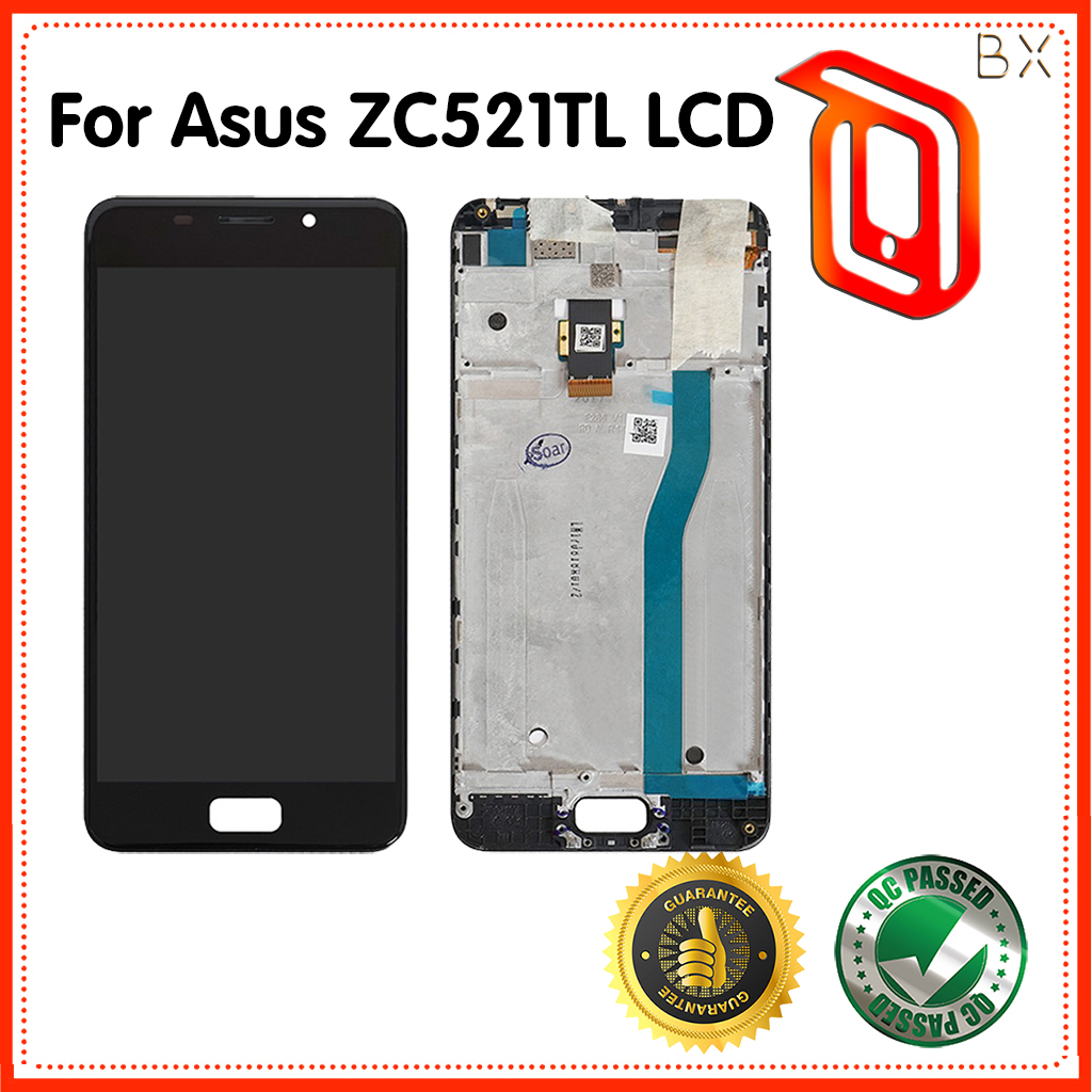 หน้าจอสัมผัส LCD พร้อมกรอบดิจิไทเซอร์ สําหรับ ASUS Zenfone 3S Max ZC521TL X00GD ASUS ZC521TL Display