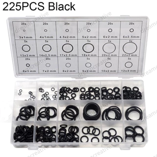 225/1200 ชิ้น ยางโอริงรถยนต์ สีดํา ทนต่อการสึกหรอ O-Ring ทนควมร้อนสูงงมือช่าง