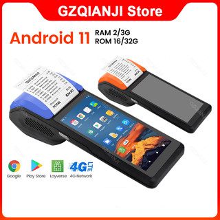 เครื่องพิมพ์ใบเสร็จรับเงิน ระบบ Wifi USB POS บลูทูธ 3GB+32GB 58 มม. Android 11 POS