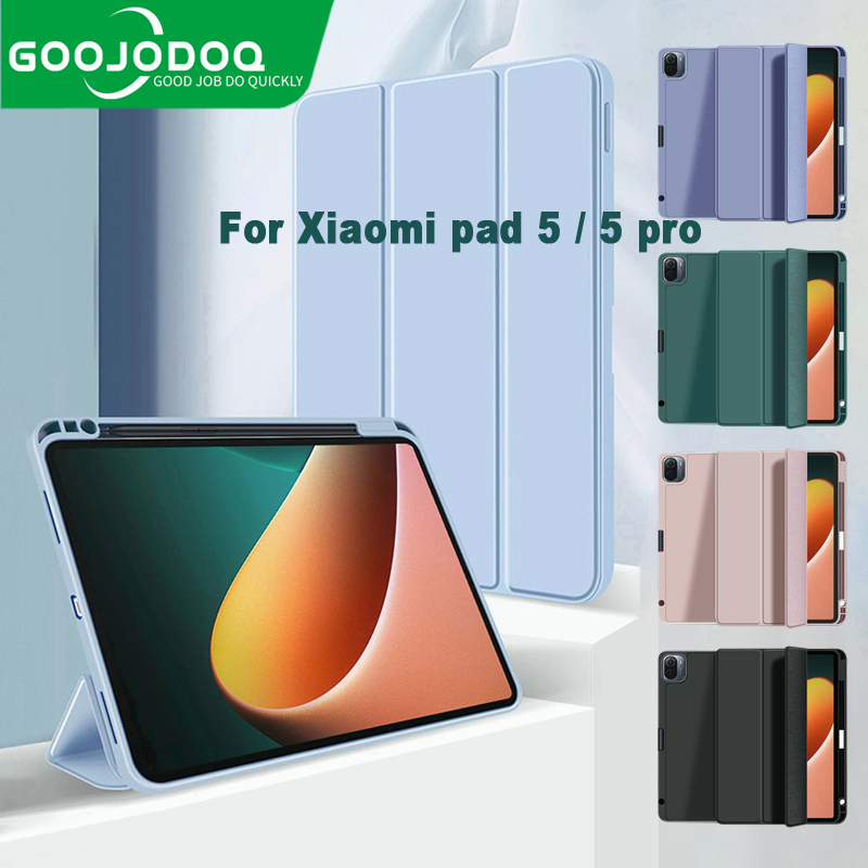 GOOJODOQ เคสสําหรับ Xiaomi Pad 5 เคสสําหรับ Mi Pad 5 Pro เคสสําหรับ Xiaomi Mi Pad 5 เคสรองรับการนอนหลับ