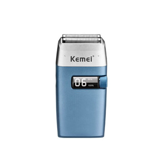 Kemei KM-3385 เครื่องโกนหนวดเคราไฟฟ้า หน้าจอ LCD แบบชาร์จ Usb TYPE-C สําหรับผู้ชาย