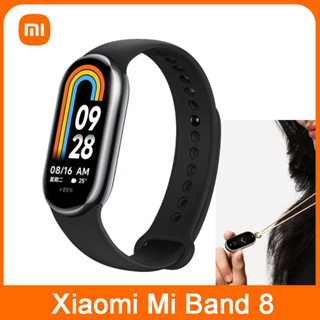 Xiaomi Mi Band 8 ออกซิเจนในเลือด 1.62 หน้าจอ AMOLED สร้อยข้อมือฟิตเนส Miband8 60Hz ฟิตเนส Traker อัตราการเต้นของหัวใจ สมาร์ทแบนด์