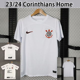 เสื้อกีฬาแขนสั้น ลายทีมชาติฟุตบอล Corinthians 23 24 ชุดเหย้า สําหรับผู้ชาย