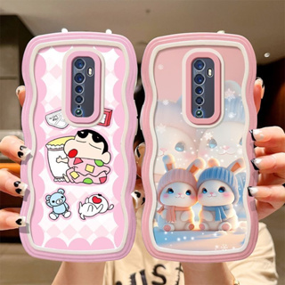 เคสโทรศัพท์มือถือ ลายการ์ตูนเด็กผู้หญิงน่ารัก สําหรับ OPPO Reno2 Reno2F 2Z Reno5 Reno6 Reno7 Reno8 Reno8T Reno8Z OPPO A9 2020 A5 2020