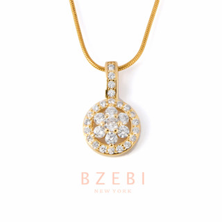 Bzebi สร้อยคอ ดอกไม้ สเตนเลส ชุบทอง 18K สไตล์เกาหลี ป้องกันสนิม เครื่องประดับแฟชั่น พรีเมี่ยม ไม่จางหาย ใส่อาบน้ําได้ 528n