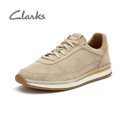 Clarks รองเท้าผู้ชาย Forrest Gump รองเท้า De Xun รองเท้ากีฬาระบายอากาศลําลองอินเทรนด์ CraftRun Lace