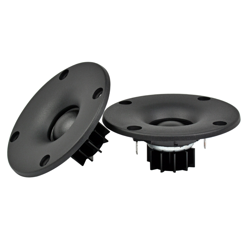 Aiyima ลําโพงทวีตเตอร์ ผ้าไหม 4 6 8 โอห์ม 15W 3 นิ้ว พร้อมแผง 2 ชิ้น