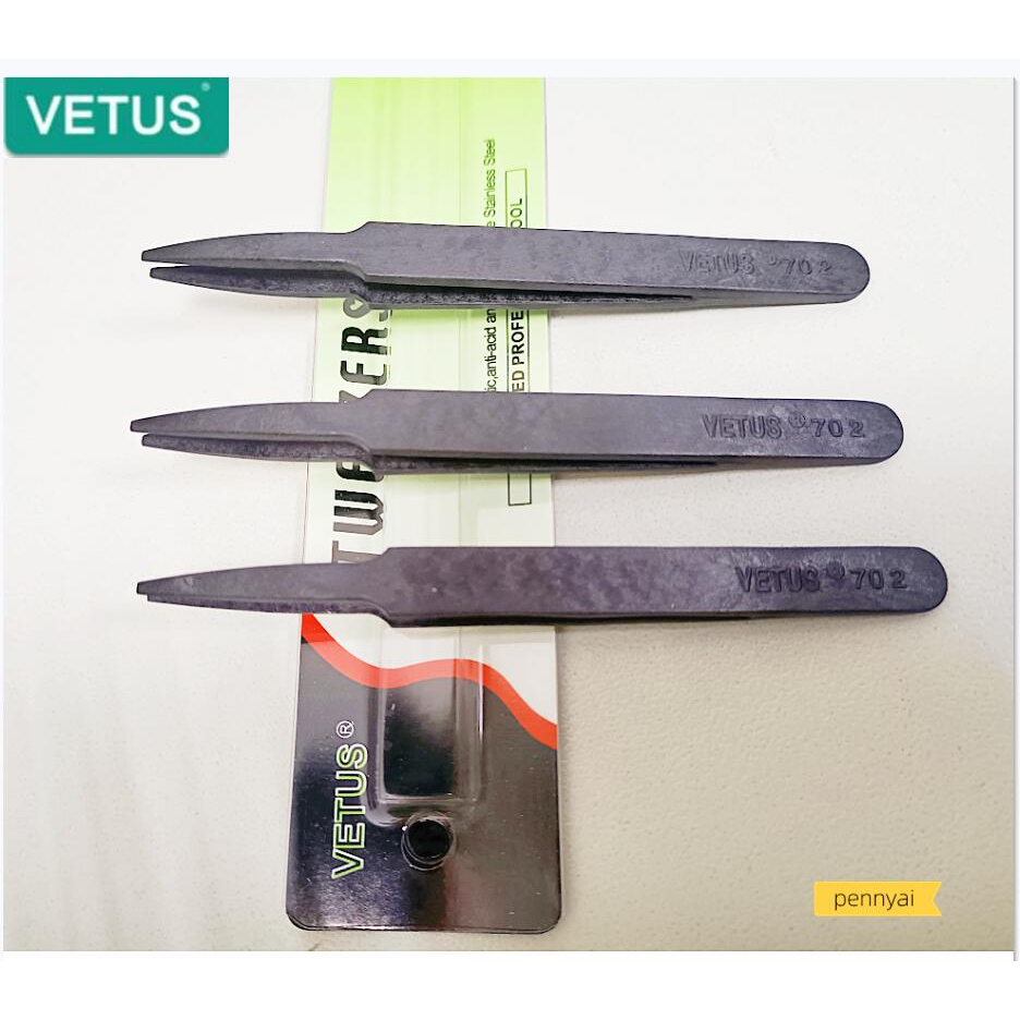 VETUS carbon fiber tweezers / anti-static bamboo tweezers 702 703 704 706