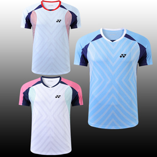 เสื้อกีฬาแขนสั้น ลายทีมแบดมินตัน New Yonex แบบแห้งเร็ว สําหรับเด็กนักเรียนผู้ชาย และเด็กผู้หญิง 2023