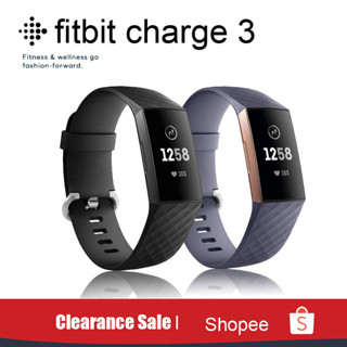 Fitbit Charge 3 สมาร์ทวอทช์ ติดตามกิจกรรม ฟิตเนส กีฬา หัวใจ ติดตามการนอนหลับ กิจกรรม