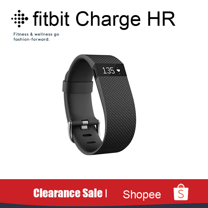 【พร้อมส่ง】Fitbit Charge HR สายรัดข้อมือ วัดอัตราการเต้นของหัวใจ สําหรับออกกําลังกาย ลดล้างสต็อก