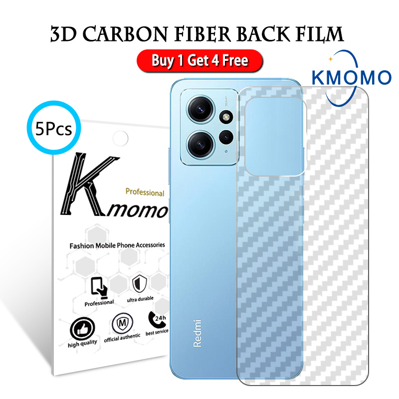 ซื้อ 1 แถม 4 ฟิล์มกันรอยหลัง For Xiaomi Redmi Note 13 12 4G + 12s 11 Pro 5G 11s 10 10s 9 9s 8 7