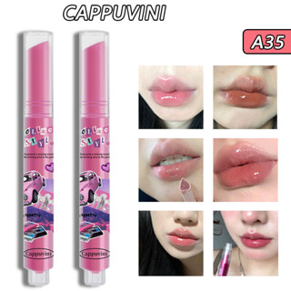 Cappuvini ลิปกลอส เคลือบริมฝีปาก หลากสี 3 กรัม