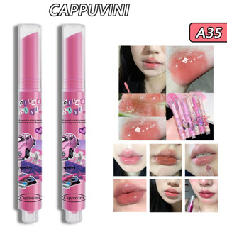 Cappuvini ลิปกลอส เคลือบริมฝีปาก หลากสี 3 กรัม