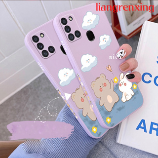 เคส SAMSUNG a21s เคสโทรศัพท์มือถือ ซิลิโคนนิ่ม กันกระแทก สําหรับ SAMSUNG a21s YTXX01 น่ารัก ลายการ์ตูน กันกระแทก