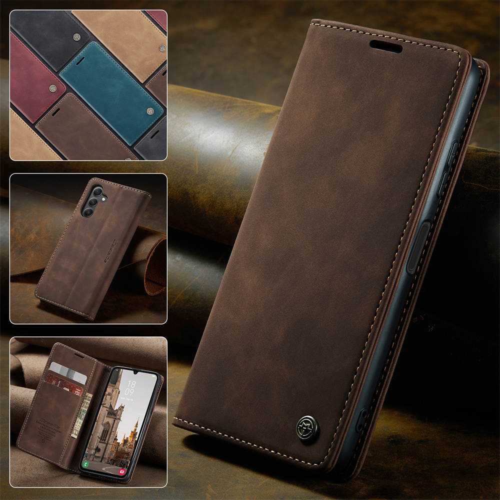 ปลอกแม่เหล็กสําหรับ Magnetic Case For Xiaomi Redmi 13C 14C Note 8 9 9s 10s 10 Pro Note8 Note9s Mi 10T 9T Flip Cover PU Leather Phone Holder Stand TPU Bumper Shockproof Card Pocket Wallet ฝาครอบหนังRetroที่วางโทรศัพท์ขาตั้งTPUซิลิโคนกันกระแทกการ