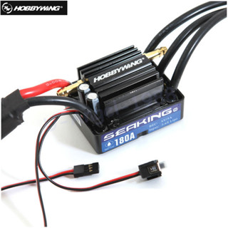 Hobbywing SeaKing V3 ตัวควบคุมความเร็ว V3 กันน้ํา 30A 60A 90A 120A 130A 180A 2-6S 6V BEC ESC สําหรับเรือบังคับวิทยุ